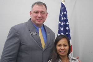 Stace Nelson is pictured here with his wife, Aiza. Click on the image above to read the article from the Pierre Capital Journal.