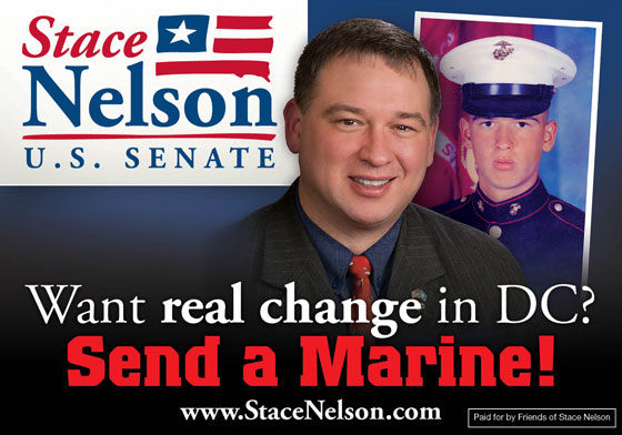 Stace Nelson for US Senate Billboard